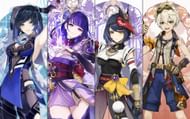An example of a good Electro-Charged team in Genshin Impact (Image via miHoYo)